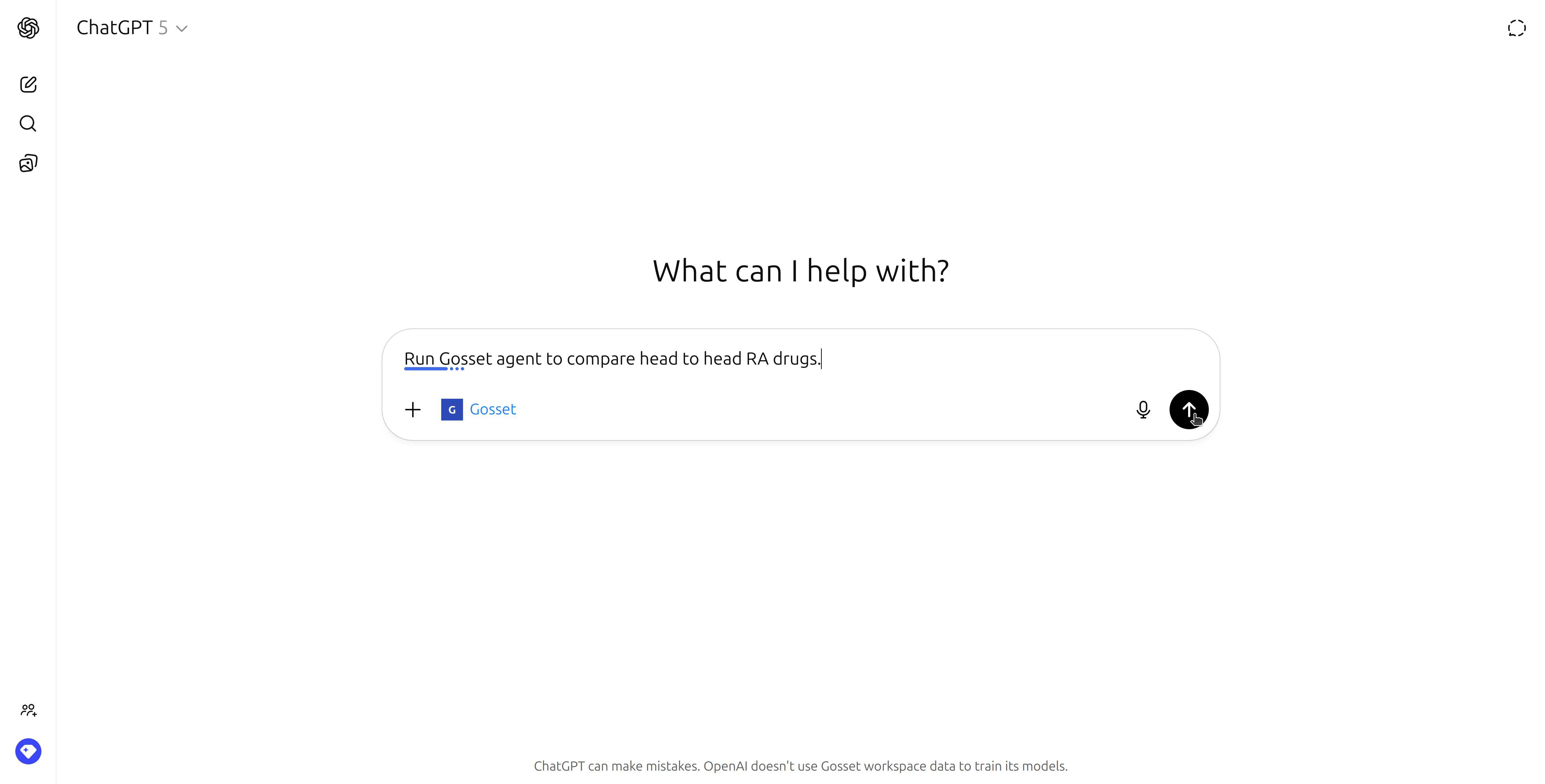 Example Query with Gosset